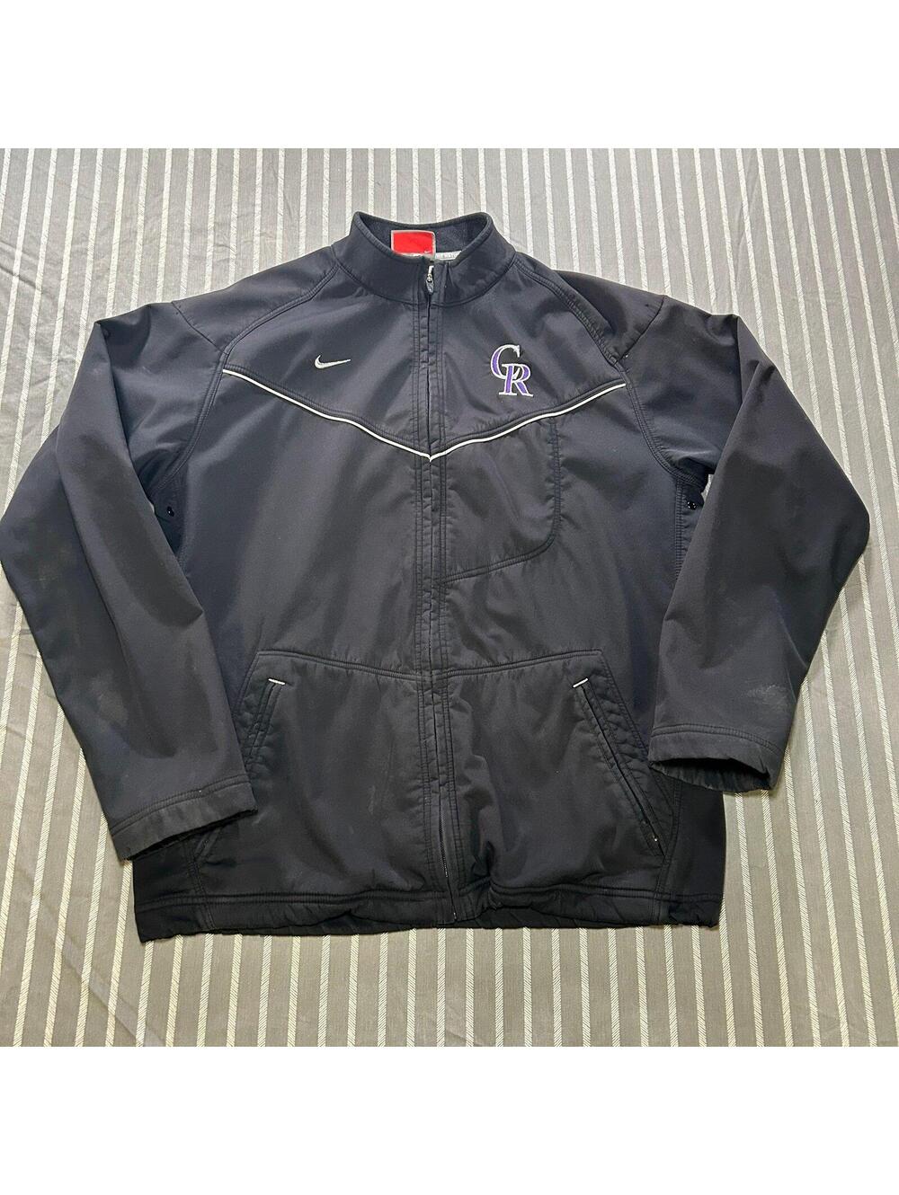 Nike Baseball Colorado Rockies jacket in black size medium
